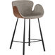 Waldo 35.5 inch November Grey / Cinnamon Brown Counter Stool